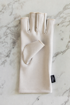 MY SHIELD QUARTZ CREME UPF 50+ handschoenen met open-tip design