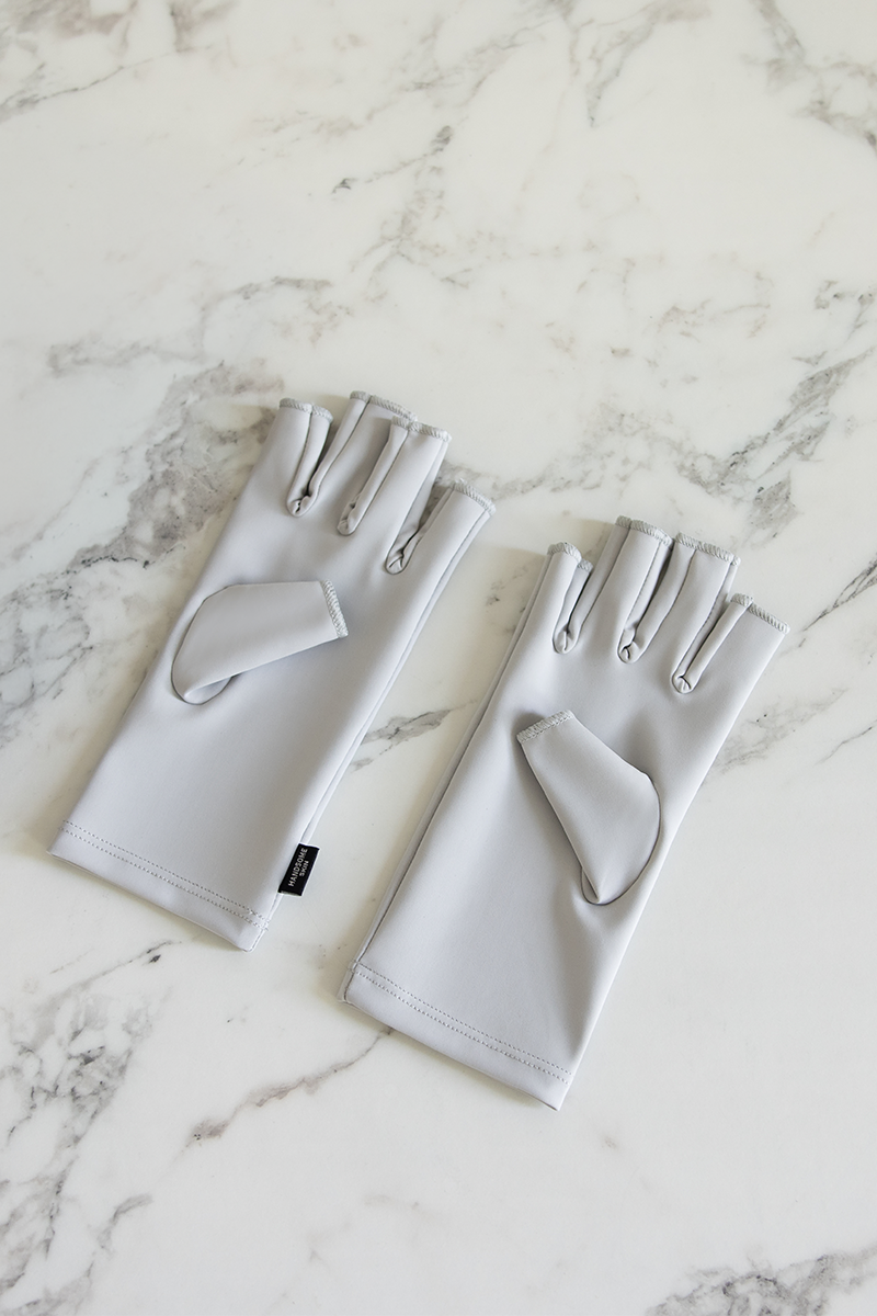 MY SHIELD SILVER UPF 50+ handschoenen met open-tip design