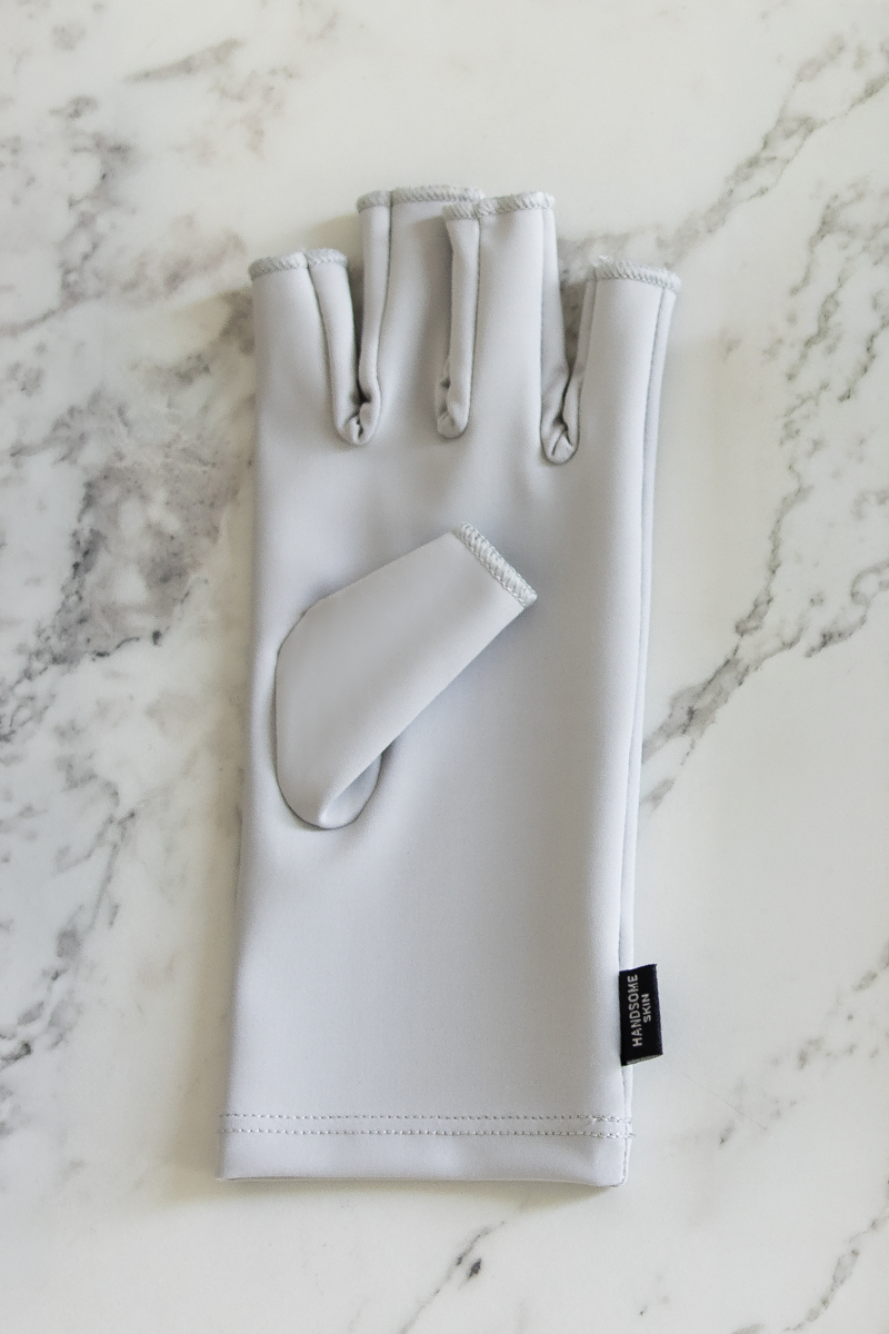 MY SHIELD SILVER UPF 50+ handschoenen met open-tip design