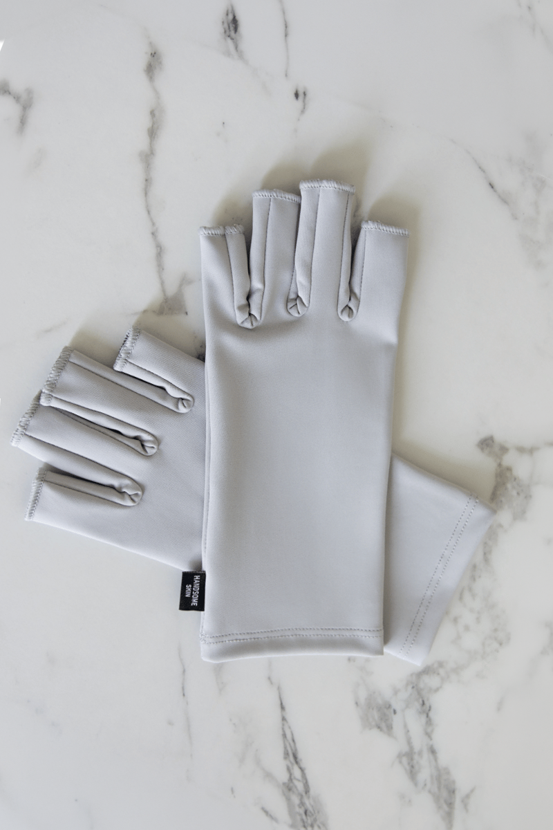 MY SHIELD SILVER UPF 50+ handschoenen met open-tip design