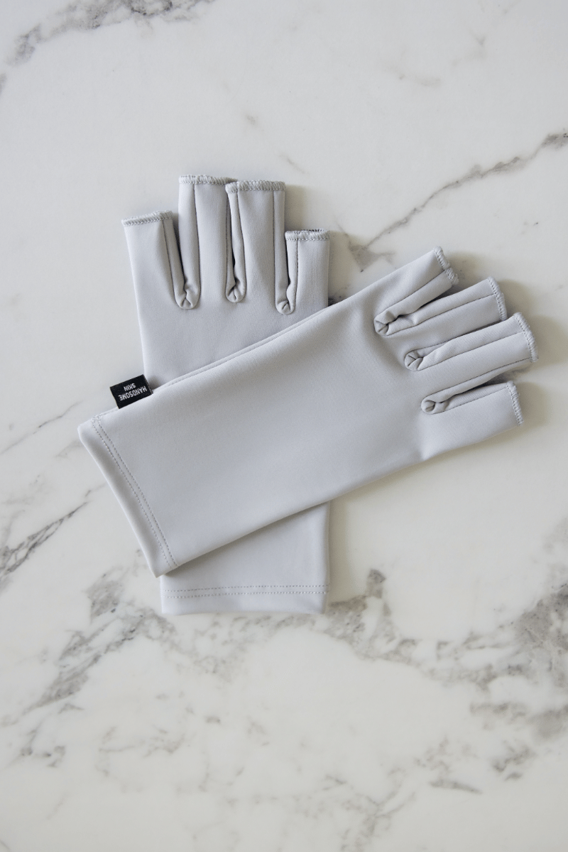 MY SHIELD SILVER UPF 50+ handschoenen met open-tip design